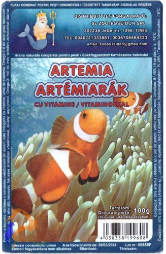 Zoo King fagyasztott artémia bliszteres 100g