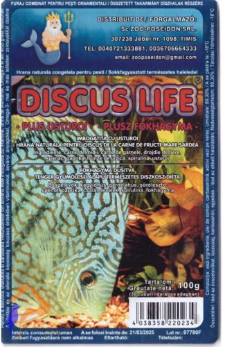 Zoo King fagyasztott discus life + fokhagyma bliszteres 100g
