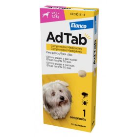 AdTab rágótabletta 2,5-5,5kg kutyáknak