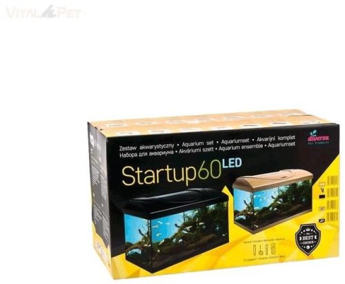 Diversa Startup LED 60 szögletes 54 literes akvárium szett