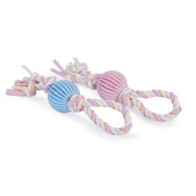 Camon AD051/D TPR labdajáték szövetkötéllel