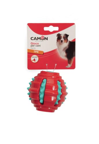 Camon AD0480 Kétszínű TPR labda tüskékkel és sípoló hanggal