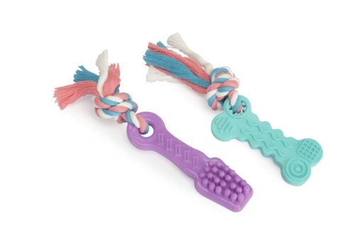 Camon AD0469 TPE fogkefe és csont kötéllel