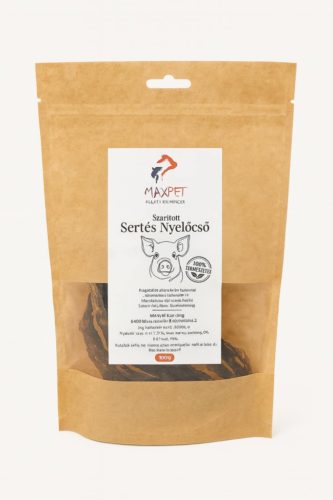 MaxPet Sertés Nyelőcső Szárított 100g