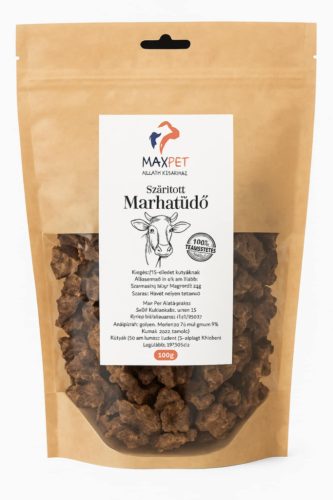 MaxPet Marha Tüdő Szárított 100g
