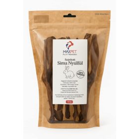   MaxPet prémium jutalomfalat kutyáknak - szárított nyúlfül szőrrel 100g