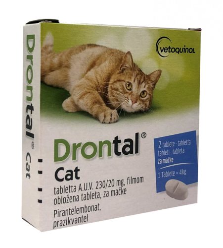 Drontal Cat tabletta 230/20mg ízesített tabletta 2db